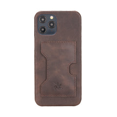 Funda tipo billetera de cuero con bloqueo RFID Florence para iPhone 12 Pro Max