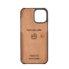Funda tipo billetera de cuero con bloqueo RFID Florence para iPhone 12 Pro Max