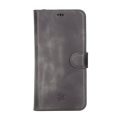 Funda tipo billetera de cuero con bloqueo RFID Florence para iPhone 12 Pro Max