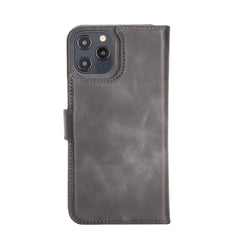 Funda tipo billetera de cuero con bloqueo RFID Florence para iPhone 12 Pro Max