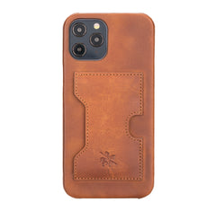Funda tipo billetera de cuero con bloqueo RFID Florence para iPhone 12 Pro Max