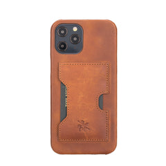 Funda tipo billetera de cuero con bloqueo RFID Florence para iPhone 12 Pro Max