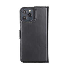 Funda tipo billetera de cuero con bloqueo RFID Florence para iPhone 12 Pro Max