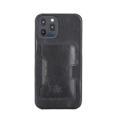 Funda tipo billetera de cuero con bloqueo RFID Florence para iPhone 12 Pro Max