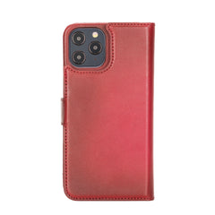 Funda tipo billetera de cuero con bloqueo RFID Florence para iPhone 12 Pro Max
