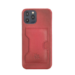 Funda tipo billetera de cuero con bloqueo RFID Florence para iPhone 12 Pro Max