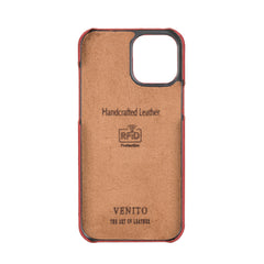Funda tipo billetera de cuero con bloqueo RFID Florence para iPhone 12 Pro Max
