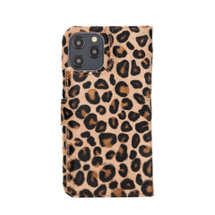 Funda tipo billetera de cuero con bloqueo RFID Florence para iPhone 12 Pro Max