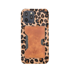 Funda tipo billetera de cuero con bloqueo RFID Florence para iPhone 12 Pro Max