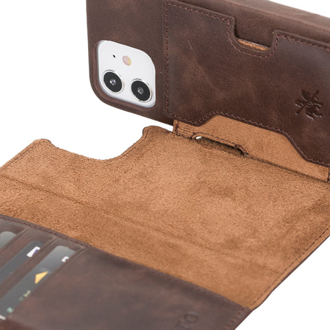 Florence RFID Blocking Leather Wallet Case for iPhone 12