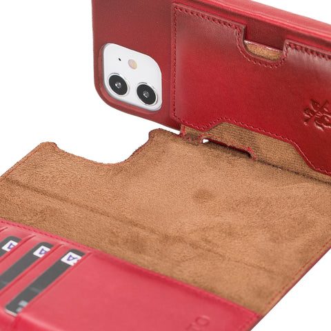 Florence RFID Blocking Leather Wallet Case for iPhone 12