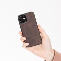 Lucca Snap On Leather Case for iPhone 12 Mini
