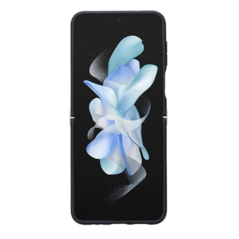 Funda de cuero Lucca Snap-On para Samsung Galaxy Z Flip 4 (6,7 pulgadas)