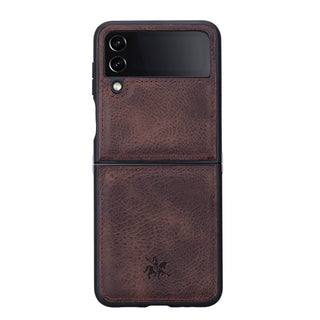 Lucca Snap-On Leather Case for Samsung Galaxy Z Flip 4 (6.7 inches)
