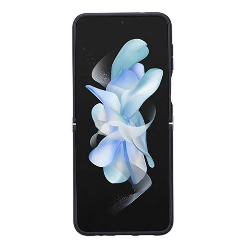 Funda de cuero Lucca Snap-On para Samsung Galaxy Z Flip 4 (6,7 pulgadas)
