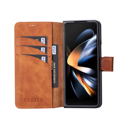 Funda tipo billetera de cuero Trieste para Samsung Galaxy Z Fold 4