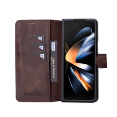 Funda tipo billetera de cuero Trieste para Samsung Galaxy Z Fold 4