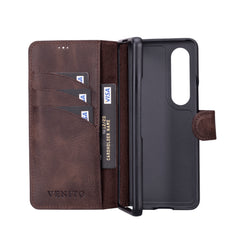 Funda tipo billetera de cuero Trieste para Samsung Galaxy Z Fold 4
