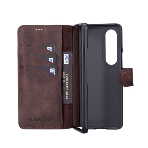 Trieste Leather Wallet Case for Samsung Galaxy Z Fold 4