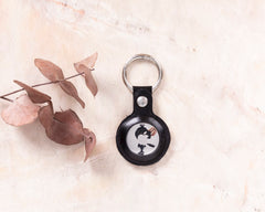 Funda de cuero para Apple AirTag Finder 2021 