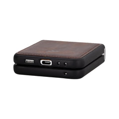 Lucca Snap-On Leather Case for Samsung Galaxy Z Flip 5 (6.7 inches)