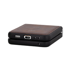 Lucca Snap-On Leather Case for Samsung Galaxy Z Flip 5 (6.7 inches)