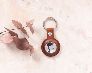 Leather Case for Apple AirTag Finder 2021
