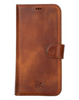 iphone 15 plus florence leather wallet phone case antique brown 00