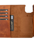 iphone 15 plus florence leather wallet phone case antique brown 03