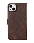 iphone 15 plus florence leather wallet phone case coffee brown 01