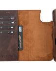 iphone 15 plus florence leather wallet phone case coffee brown 02