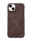 iphone 15 plus florence leather wallet phone case coffee brown 04