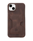 iphone 15 plus florence leather wallet phone case coffee brown 05