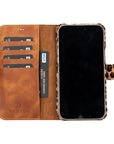 iphone 15 plus florence leather wallet phone case furry leopard 02