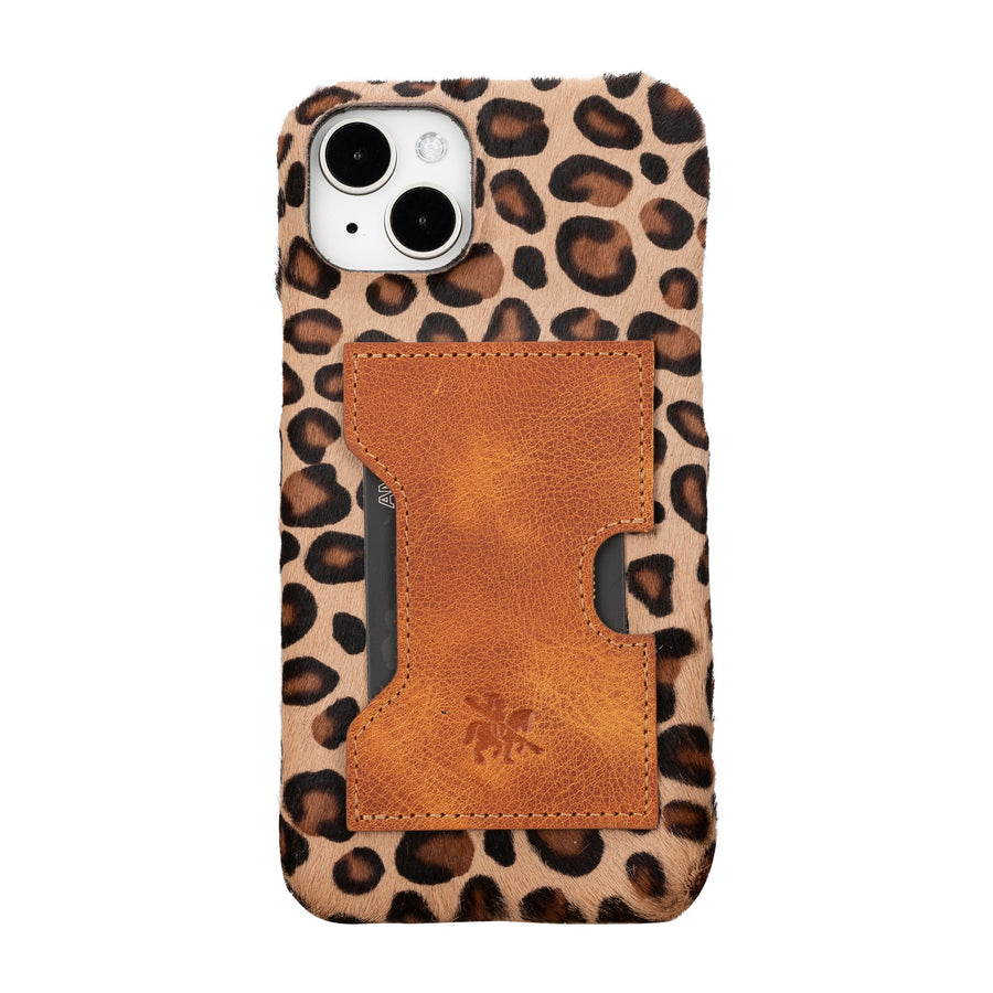 iphone 15 plus florence leather wallet phone case furry leopard 05