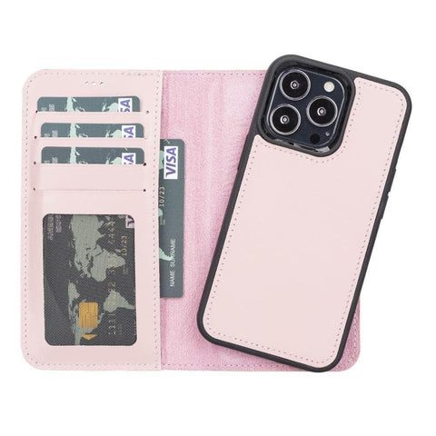Magic iPhone 13 Series Detachable Genuine Leather Case / MW