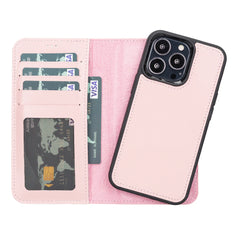 Magic iPhone 13 Series Detachable Genuine Leather Case / MW
