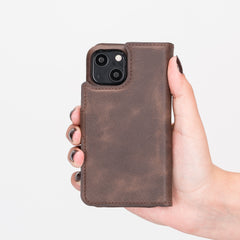 Florence Leather Wallet Case for iPhone 13 Mini