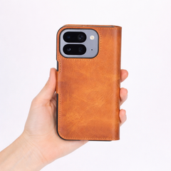 Funda tipo billetera de cuero con bloqueo RFID Florence-flex para Google Pixel 8