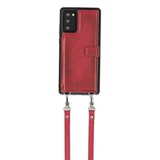 Fermo Funda de cuero para teléfono con billetera cruzada para Galaxy Note 20