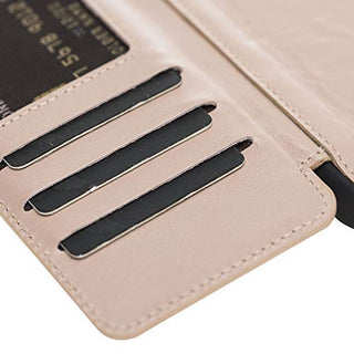 Verona Funda tipo billetera delgada de cuero con bloqueo RFID para iPhone 11