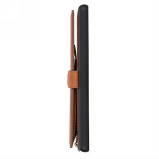 Fermo Funda de cuero para teléfono con billetera cruzada para Galaxy Note 20