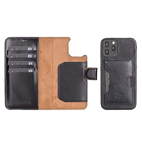 Funda tipo billetera de cuero con bloqueo RFID Florence para iPhone 13