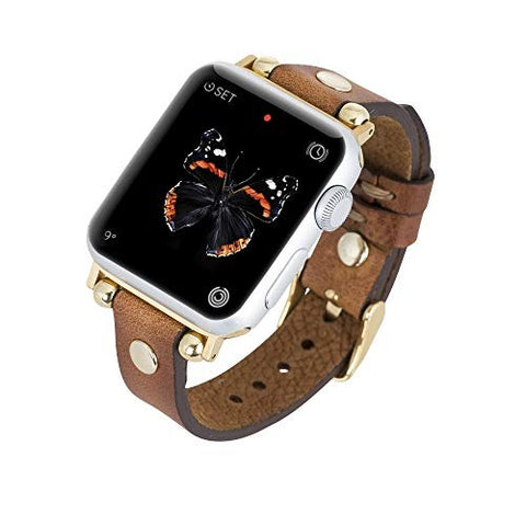 Perugia Leather Slim Band Strap for Apple Watch