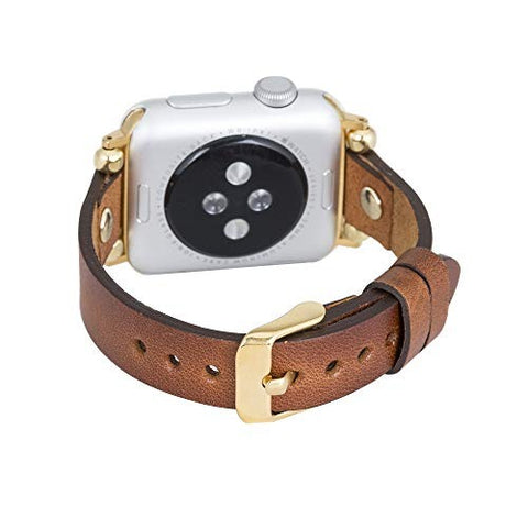 Perugia Leather Slim Band Strap for Apple Watch
