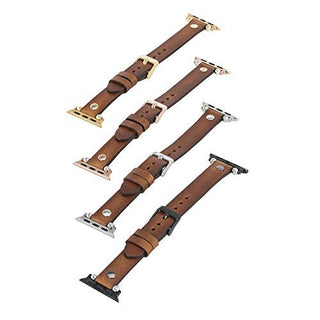 Perugia Leather Slim Band Strap for Apple Watch