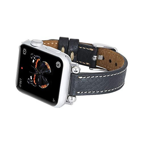 Correa delgada de cuero Foggia para Apple Watch