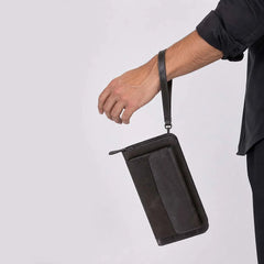 Novarco Leather Clutch Handbag