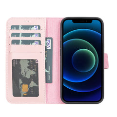Magic iPhone 13 Series Detachable Genuine Leather Case / MW