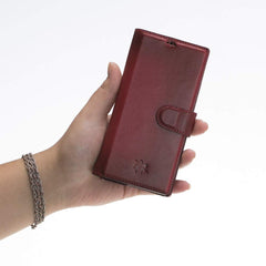 Funda tipo billetera de cuero con bloqueo RFID Florence para Samsung Galaxy Note 10